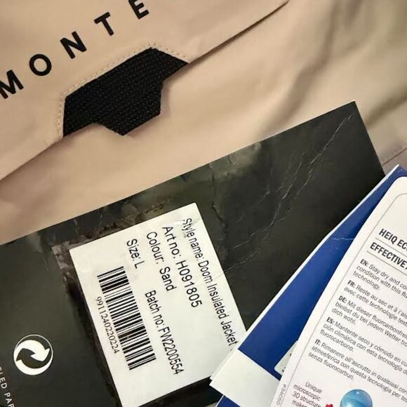 NWT! Montec Doom W Ski Jacket Women Sand LARGE - Picture 14 of 16